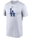 Nike White Los Angeles Dodgers Legend Fuse Large Logo Performance T-shirt In White