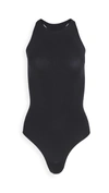 COMMANDO BALLET RACERBACK THONG BODYSUIT BLACK