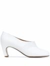 MAISON MARGIELA MAISON MARGIELA WOMEN'S WHITE LEATHER PUMPS,S39WL0060PR516T1003 39