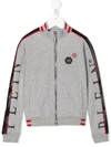 PHILIPP PLEIN LOGO PRINT JOGGING JACKET