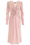 ALBERTA FERRETTI ALBERTA FERRETTI DEEP V NECK MIDI DRESS