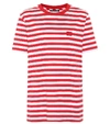 ACNE STUDIOS FACE STRIPED COTTON-JERSEY T-SHIRT,P00473826