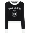BALMAIN LOGO WOOL-BLEND jumper,P00484276
