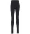 Wardrobe.nyc Wardrobe. Nyc Womens Black Tapered High-rise Stretch-woven Leggings L In Black