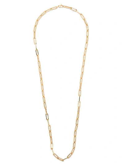 As29 18k Yellow Gold 30” Large Links Chain Necklace