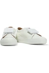 ACNE STUDIOS ADRIANA PLAQUE-DETAILED PATENT-LEATHER trainers,3074457345622609675