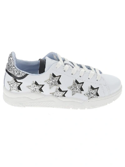 Chiara Ferragni Women's White Leather Sneakers