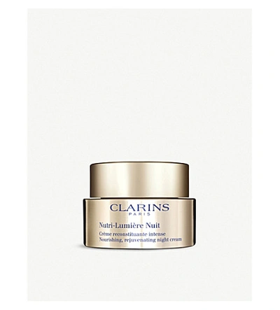 Clarins Unisex 1.6oz Nutri-lumiere Night Cream In Gray