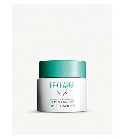 Clarins Clar Re Charge Relaxing Sleep Mask 19 In White