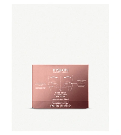 111skin Rose Gold Illuminating 8-piece Eye Mask Box In No Colordnu