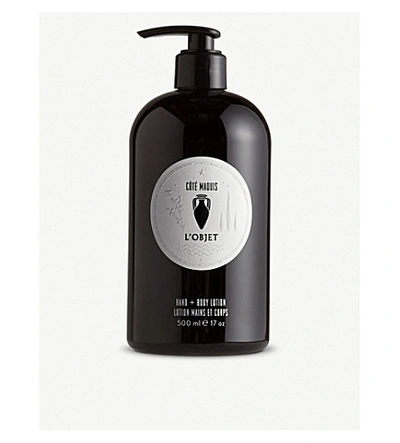 L'objet Rose Noire Hand And Body Lotion 500ml In Colourless