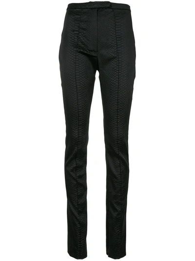 Alex Perry Kyle High Waisted Skinny Trousers In Black