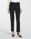 Lafayette 148 Petite Finesse Crepe Bleecker Pant In Black