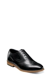 Stacy Adams Little Boy Dunbar Wingtip Oxford Shoe In Black