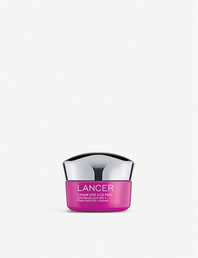 Lancer Caviar Lime Acid Peel With Glycolic Acid 10% + Phytic Acid 10% + Retinol 1.7 Oz. In Colourless