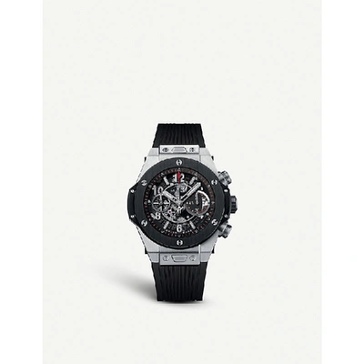 Hublot 411.nm.1170.rx Big Bang Unico Titanium Ceramic Watch In Black
