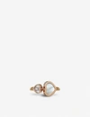 CHOPARD CHOPARD WOMEN'S HAPPY HEARTS 18C ROSE-GOLD AND MOTHER-OF-PEARL RING,20590626