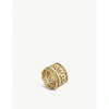 GUCCI ICON BLOOMS 18CT YELLOW-GOLD RING,757-10001-YBC554647001015