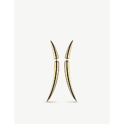 Shaun Leane Quill Gold-plated Stainless Steel Earrings