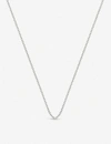 Monica Vinader Womens Rolo Sterling Silver Adjustable Chain 30-32' In Silver