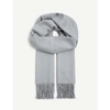 Johnstons Cashmere Stole In Light Grey