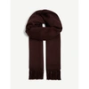 Johnstons Cashmere Stole In Chocolate