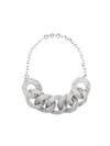 ALESSANDRA RICH EMBELLISHED CHAIN NECKLACE