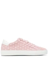 Hide & Jack Polka Dot Trainers In Pink