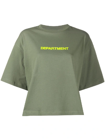 Department 5 Department Print T-shirt In Green