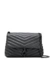 REBECCA MINKOFF V-STITCH SHOULDER BAG