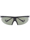 District Vision Black Koharu Eclipse Sunglasses In Black