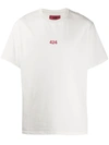 424 LOGO-EMBROIDERED T-SHIRT