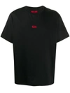 424 Logo-embroidered Short-sleeved T-shirt In Black