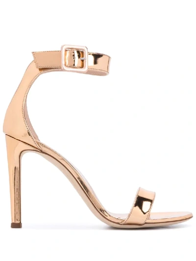 Giuseppe Zanotti High Shine Sandals In Gold