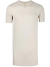 RICK OWENS ROLLED-HEM SEMI-SHEER T-SHIRT