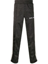 PALM ANGELS CROCODILE-PRINTED TRACK trousers