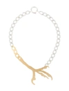 Wouters & Hendrix Talon Charm Necklace In Silver
