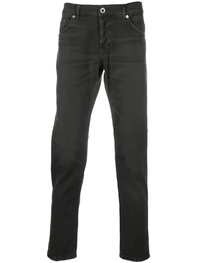 Dondup Straight Leg Jeans In Grey