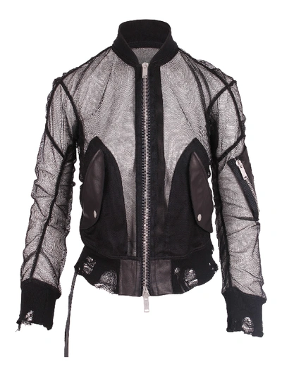 Ben Taverniti Unravel Project Unravel Project Polyester Jacket In Black