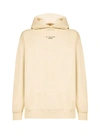 Drôle De Monsieur Felpa Nfpm In Cotone Con Cappuccio In Light Yellow