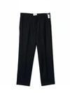 Fendi Kids' Front Pleats Smart Trousers In Blu