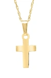 MIGNONETTE GOLD CROSS PENDANT NECKLACE,KP137ND-D