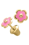 Mignonette 14k Gold Flower Earrings In Gold