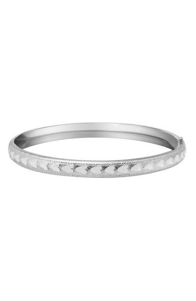 Mignonette Kids' Heart Sterling Silver Bracelet