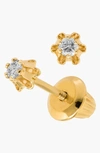 MIGNONETTE 14K GOLD & DIAMOND EARRINGS,GE293ND-D