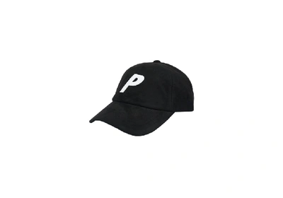 Pre-owned Palace  Suede 6-panel Hat Black