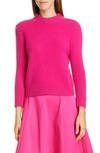 Co Essentials Cashmere Crop Sweater In Pink