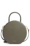 MANSUR GAVRIEL CALFSKIN LEATHER CIRCLE CROSSBODY BAG,HCX059CA