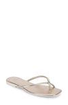 Dolce Vita Lyza Flip Flop In Light Gold Stella