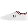 FRED PERRY FRED PERRY UNDERSPIN TIPPED CUFF TRAINERS WHITE,135615